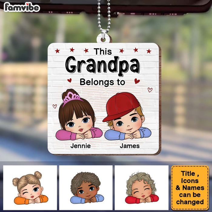 Personalized Gift For Grandpa This Belongs to Ornament 33063 1
