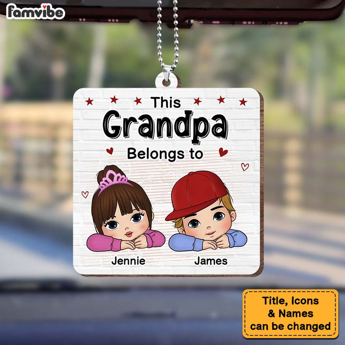 Personalized Gift For Grandpa This Belongs to Ornament 33063 1