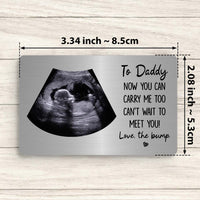 Personalized Photo To Daddy Now You Can Carry Me Too Wallet Card 33064 thumb 1