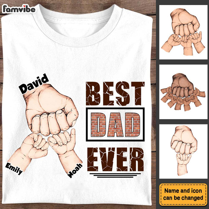 Personalized Gift For Best Dad Ever Shirt - Hoodie - Sweatshirt 33066 1