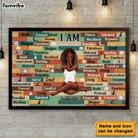 Personalized I Am Bible Verse Inspiration Poster 33068 thumb 1