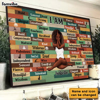 Personalized I Am Bible Verse Inspiration Poster 33068 thumb 1