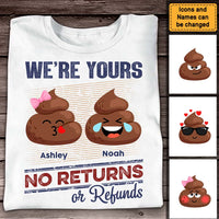 Personalized Gift For Dad Grandpa Funny I'm Yours, No Returns Or Refunds Shirt - Hoodie - Sweatshirt 33069 thumb 1