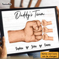 Personalized Gift For Dad Fist Bump Poster 33073 thumb 1