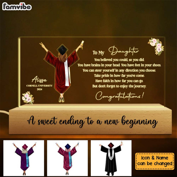 Personalized Graduation For Daughter Acrylic Name Night Light 33084 1