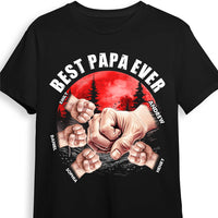 Personalized Papa Ever Fistbump Shirt - Hoodie - Sweatshirt 33087 thumb 1