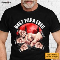 Personalized Papa Ever Fistbump Shirt - Hoodie - Sweatshirt 33087 thumb 1