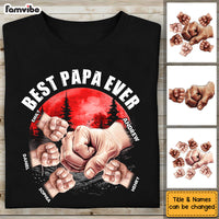 Personalized Papa Ever Fistbump Shirt - Hoodie - Sweatshirt 33087 thumb 1