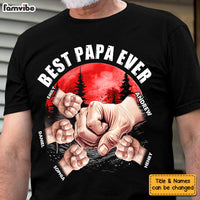Personalized Papa Ever Fistbump Shirt - Hoodie - Sweatshirt 33087 thumb 1