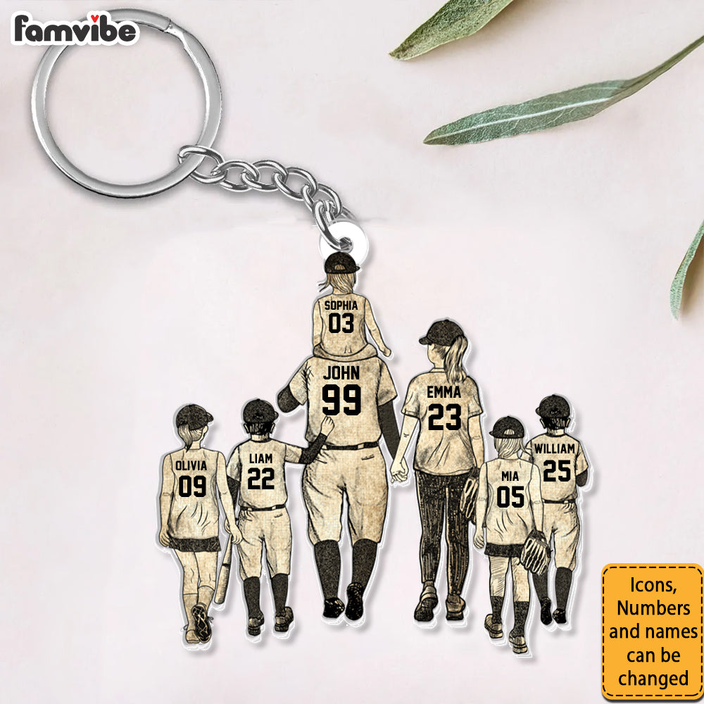 Personalized Gift For Dad Acrylic Keychain 33089 Primary Mockup