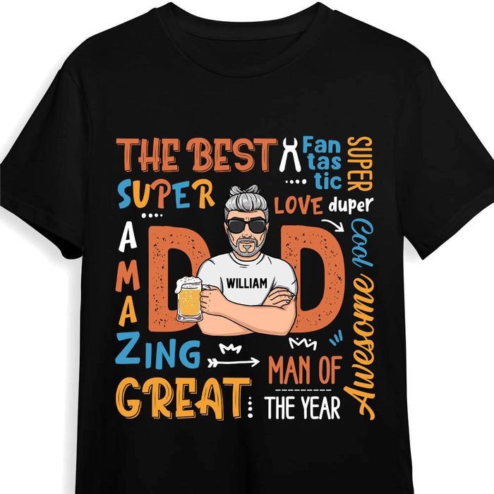 Personalized Gift For Dad Super Dad Shirt - Hoodie - Sweatshirt 33091 1