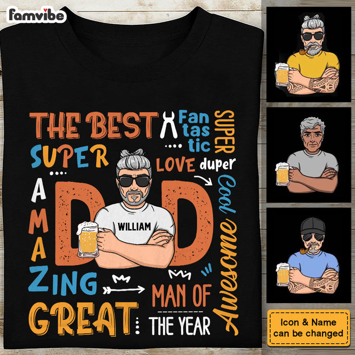 Personalized Gift For Dad Super Dad Shirt - Hoodie - Sweatshirt 33091 1