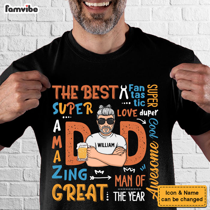 Personalized Gift For Dad Super Dad Shirt - Hoodie - Sweatshirt 33091 1