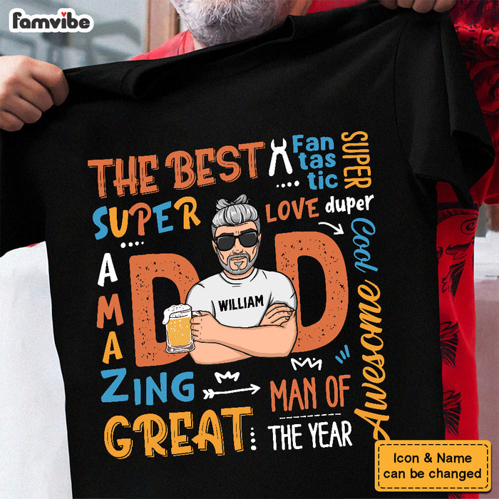 Personalized Gift For Dad Super Dad Shirt - Hoodie - Sweatshirt 33091 1
