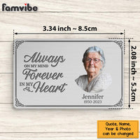 Personalized Custom Photo I'll Carry You With Me Until I See You Again Wallet Card 33095 thumb 1