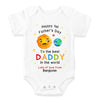 Personalized Gift For First Father's Day Baby Onesie 33098 1