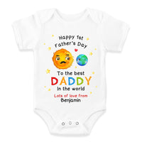 Personalized Gift For First Father's Day Baby Onesie 33098 thumb 1