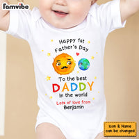 Personalized Gift For First Father's Day Baby Onesie 33098 thumb 1
