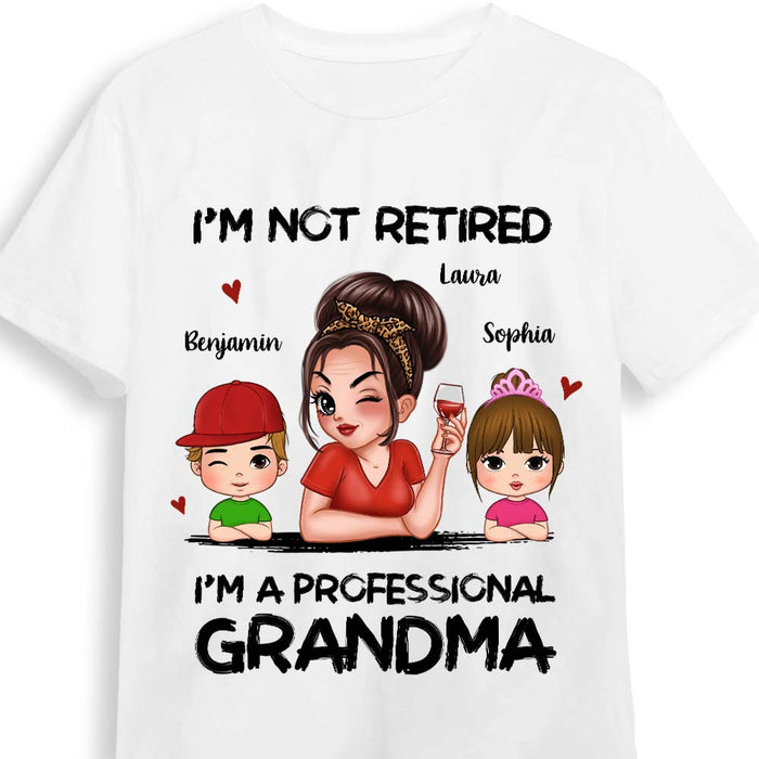 Personalized Gift For Grandma Retired Shirt - Hoodie - Sweatshirt 33104 1
