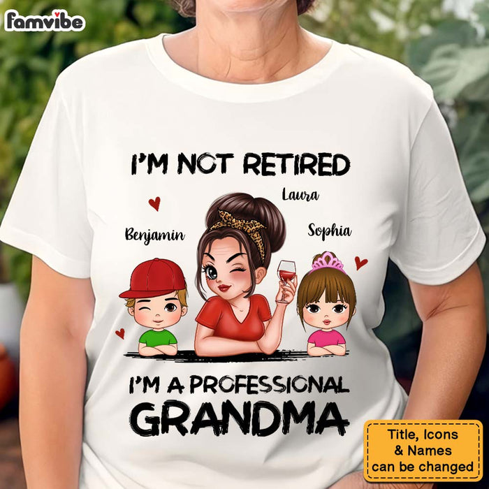 Personalized Gift For Grandma Retired Shirt - Hoodie - Sweatshirt 33104 1