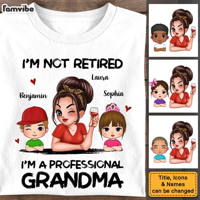 Personalized Gift For Grandma Retired Shirt - Hoodie - Sweatshirt 33104 1