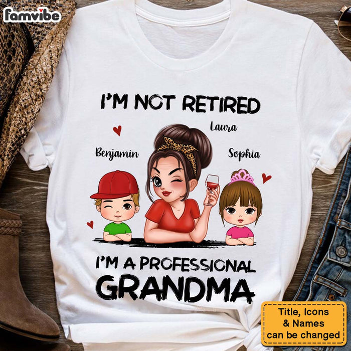 Personalized Gift For Grandma Retired Shirt - Hoodie - Sweatshirt 33104 1