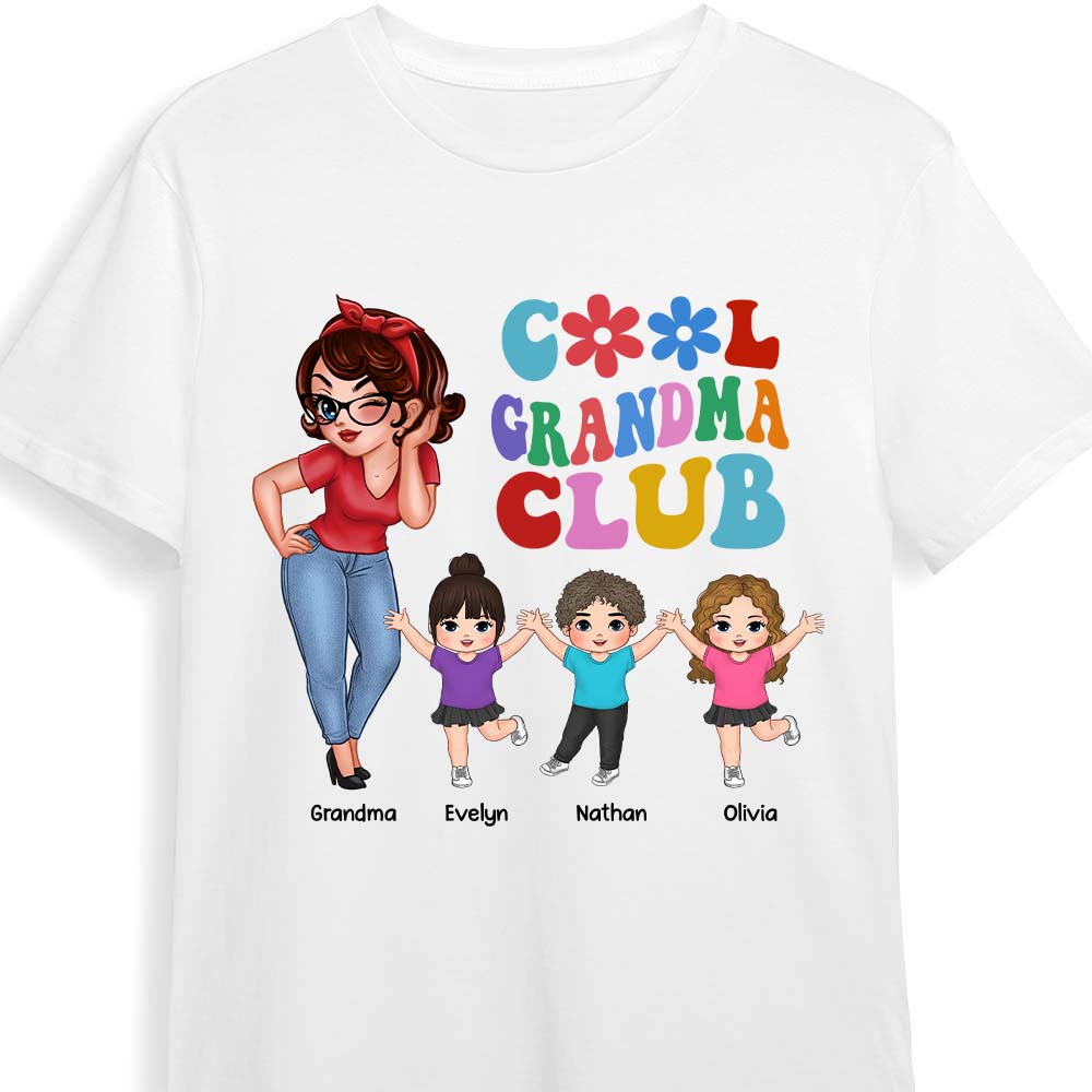 Personalized Gift For Cool Grandma Club Shirt Hoodie Sweatshirt 33105 Primary Mockup