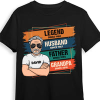 Personalized Gift For Dad Grandpa Legend Husband Papa Shirt - Hoodie - Sweatshirt 33111 thumb 1