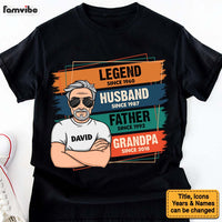 Personalized Gift For Dad Grandpa Legend Husband Papa Shirt - Hoodie - Sweatshirt 33111 thumb 1