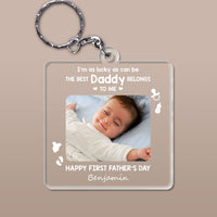 Personalized I'm As Lucky As Can Be Acrylic Keychain 33117 thumb 1