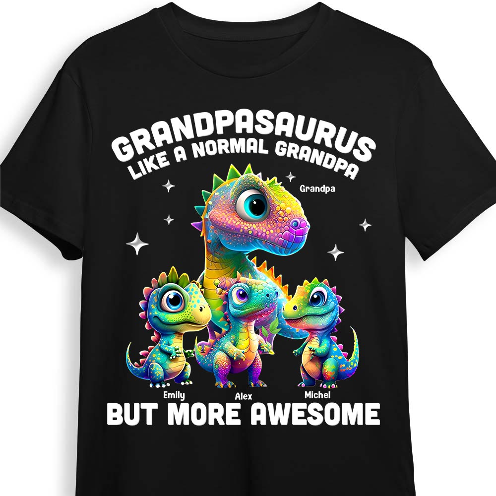 Personalized Gift For Daddysaurus Grandpasaurus 3D Dinosaurs Shirt Hoodie Sweatshirt 33119 Primary Mockup