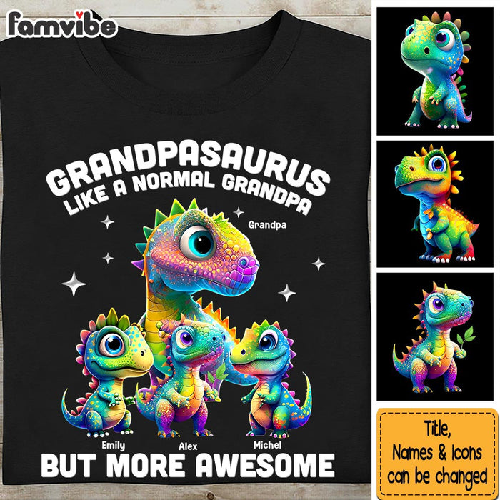 Personalized Gift For Daddysaurus Grandpasaurus 3D Dinosaurs Shirt - Hoodie - Sweatshirt 33119 1