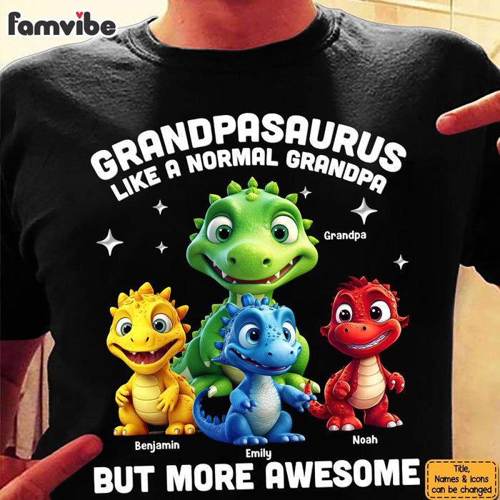 Personalized Gift For Daddysaurus Grandpasaurus 3D Dinosaurs Shirt - Hoodie - Sweatshirt 33120 1