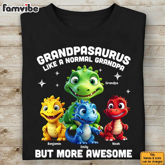 Personalized Gift For Daddysaurus Grandpasaurus 3D Dinosaurs Shirt - Hoodie - Sweatshirt 33120 1