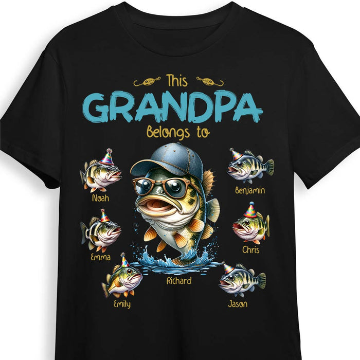 Personalized Gift for Grandpa Belongs to Fishing Shirt - Hoodie - Swea ...