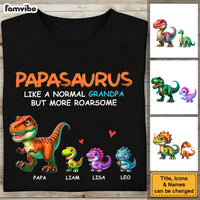 Gift For Grandpa Roarsome Papasaurus Shirt - Hoodie - Sweatshirt 33125 thumb 1