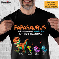 Gift For Grandpa Roarsome Papasaurus Shirt - Hoodie - Sweatshirt 33125 thumb 1