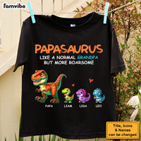 Gift For Grandpa Roarsome Papasaurus Shirt - Hoodie - Sweatshirt 33125 thumb 1