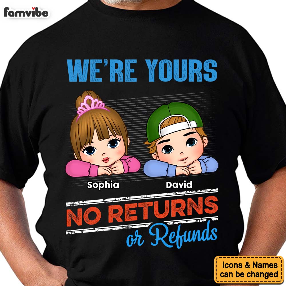 Personalized Gift For No Returns Or Refunds Grandkids Shirt Hoodie Sweatshirt 33126 Primary Mockup