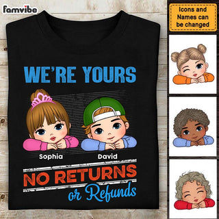 Personalized Gift For No Returns Or Refunds Grandkids Shirt Hoodie Sweatshirt 33126 Primary Mockup