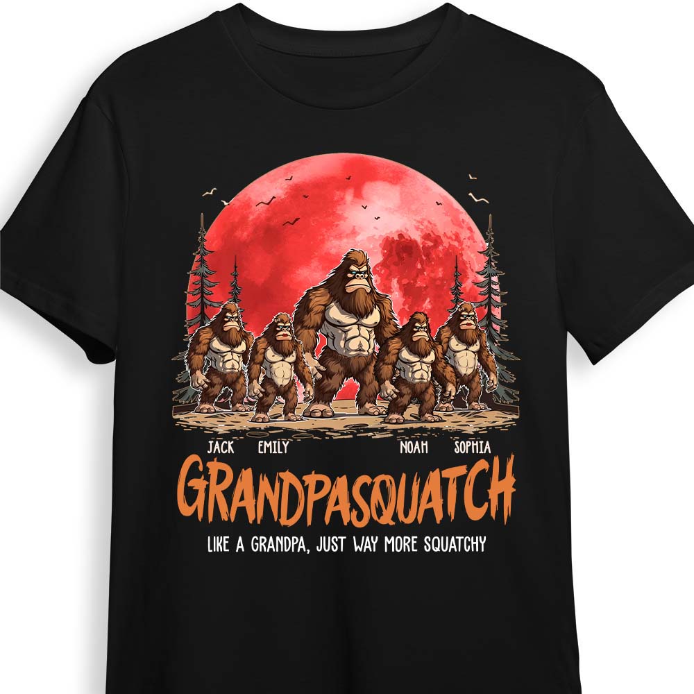 Personalized Gift For Grandpasquatch & Grandmasquatch Shirt Hoodie Sweatshirt 33128 Primary Mockup