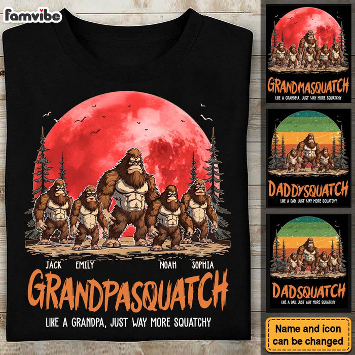 Personalized Gift For Grandpasquatch & Grandmasquatch Shirt - Hoodie - Sweatshirt 33128 1