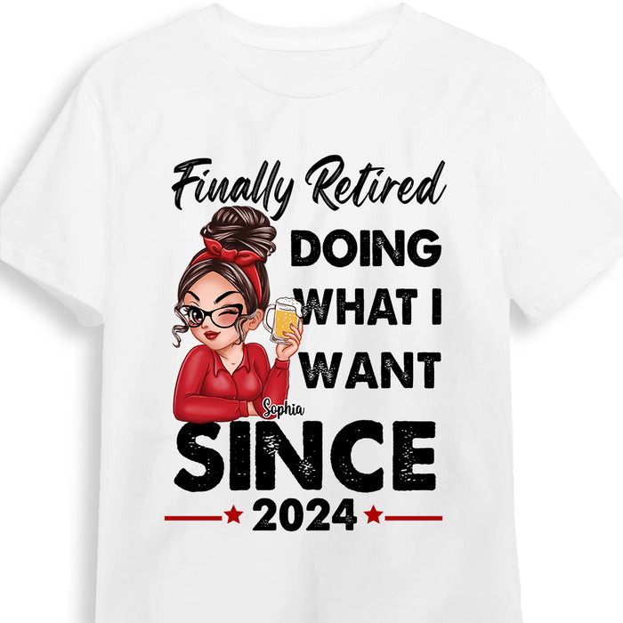 Personalized Gift For Grandma Retired Shirt - Hoodie - Sweatshirt 33129 1