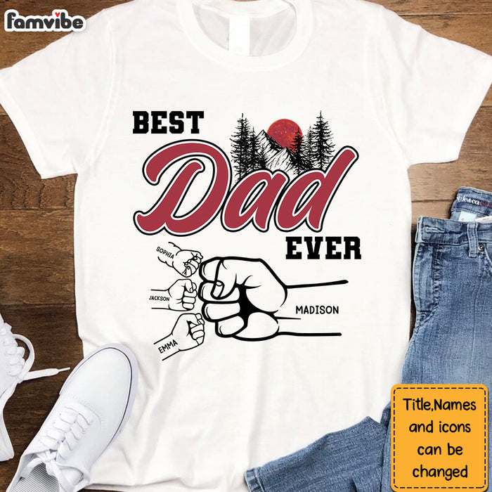 Personalized Gift For Dad Fist Bump Shirt - Hoodie - Sweatshirt 33130 1