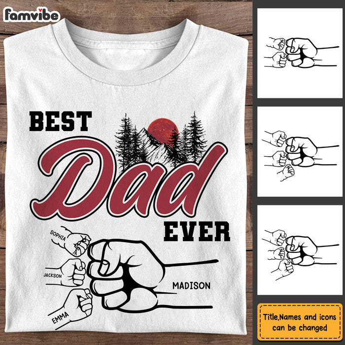 Personalized Gift For Dad Fist Bump Shirt - Hoodie - Sweatshirt 33130 1