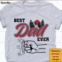 Personalized Gift For Dad Fist Bump Shirt - Hoodie - Sweatshirt 33130 thumb 1