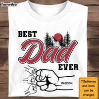 Personalized Gift For Dad Fist Bump Shirt - Hoodie - Sweatshirt 33130 thumb 1