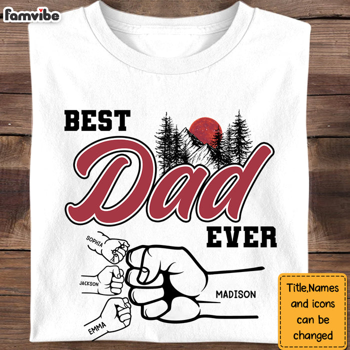 Personalized Gift For Dad Fist Bump Shirt - Hoodie - Sweatshirt 33130 1