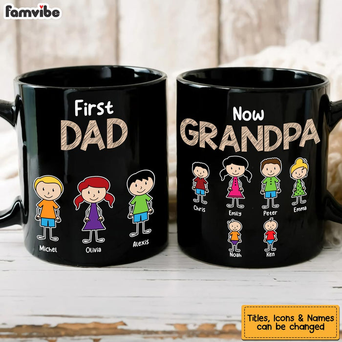 Personalized Gift For Grandpa First Now Mug 33133 1