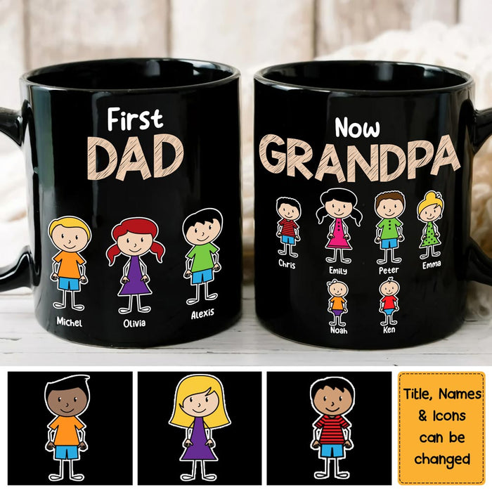 Personalized Gift For Grandpa First Now Mug 33133 1